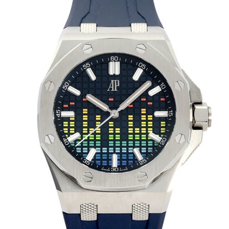 爱彼（Audemars Piguet） AUDEMARS PIGUET<br />
皇家橡树离岸公司 音乐版 世界限定500本<br />
15600TI.OO.A343CA.01