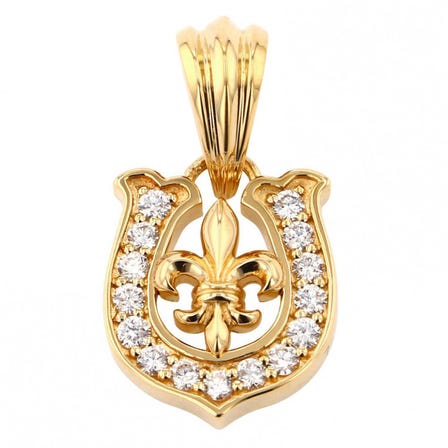 YUKIZAKI<br />
Regalia Yellow Gold diamond Pendant Top<br />
YMR31.12.6.5