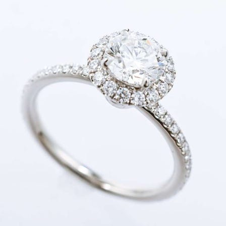 Harry Winston Round-Cut Micro Pavé RGDPRD007MIC