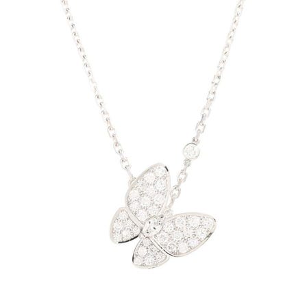 Van Cleef & Arpels Deux Papillon Necklace VCRA03M400