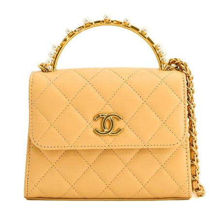 Chanel Mini Top Handle Chain Shoulder Bag AP3513 Lambskin