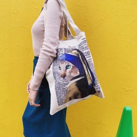 L-size Tote bags