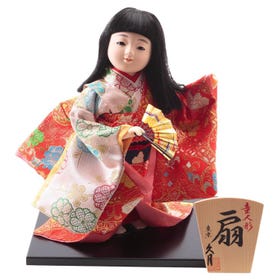 Child doll folding fan