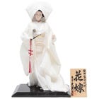 柴田家千代作　6号　尾山人形　花嫁　白打掛綿帽子　A2690

W23×D18×H36(cm)
https://netshop.kyugetsu.com/view/item/000000003379