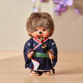 큐게츠 오리지널 기모노 몬치치 남자아이 검호
