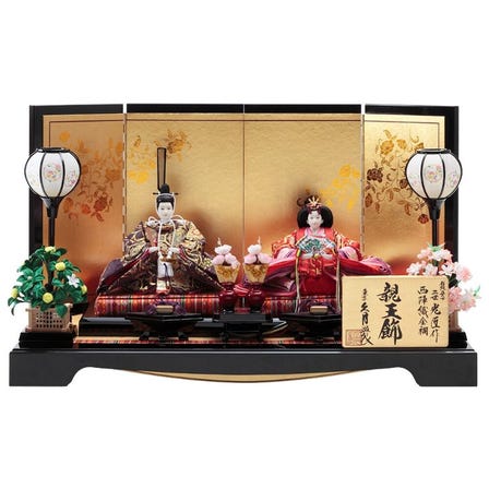 二世光匠作　親王飾り　4HR-K58-Z

W65×D35×H38(cm)
https://netshop.kyugetsu.com/view/item/000000003377