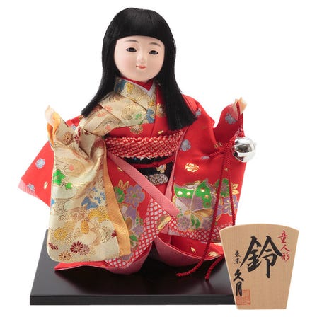 童人形　鈴　５号　N-650

W21×D17×H25(cm)
https://netshop.kyugetsu.com/view/item/000000003973