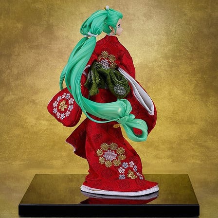 初音ミク 見返り美人ミクVer. -久月コラボ日本人形-

1/7 Scale
https://netshop.kyugetsu.com/view/item/000000004132