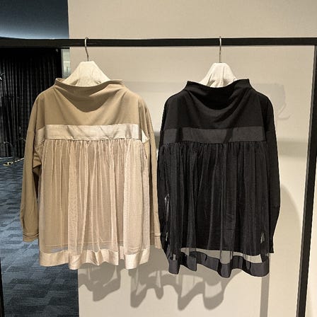 Pullover with mesh back