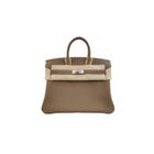 [신품] Hermès Birkin 25 Swift Etoupe B각인 SV 금속 피팅