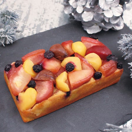 Chestnut and Red Delicious Apple Pound Cake