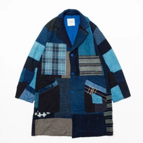 BORO FABRIC Custom coat 12412

This is a limited edition custom item with BORO applied to the entire VINTAGE Euro work coat and SASHIKO applied.