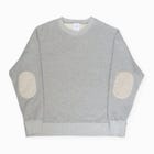 Original Sweat Elbow patch - Heather Gray

This crew neck sweatshirt features subtly accented sashiko elbow patches, offering a simple yet playful design.