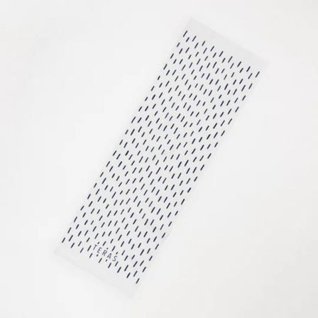 Sashiko pattern hand towel - White