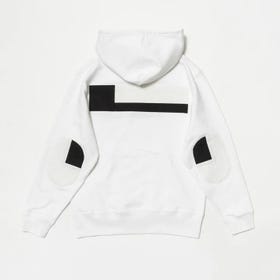 SASHIKO FABRIC Hoodie WHT

This is a custom item with SASHIKO on the back and elbows. The body will be wide body.