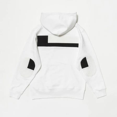 SASHIKO FABRIC Hoodie WHT

This is a custom item with SASHIKO on the back and elbows. The body will be wide body.