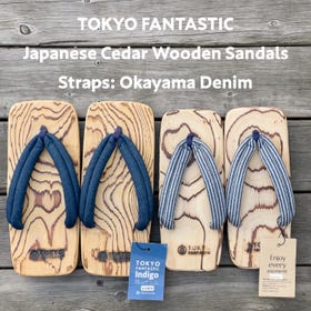TOKYO FANTASTIC 日本杉木木屐
鼻環：岡山牛仔布