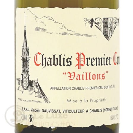 CHABLIS 1ER CRU VAILLONS VINCENT DAUVISSAT