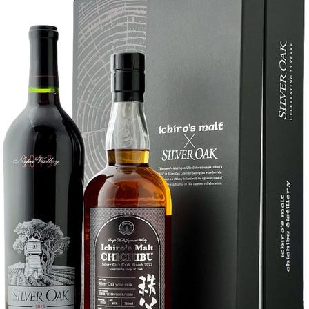 Ichiro's malt × SILVER OAK First Session Set
・chiro's Malt CHICHIBU Silver Oak Cask Finish 2022　×1
・Silver Oak Napa Valley Cabernet Sauvignon 2015　×1