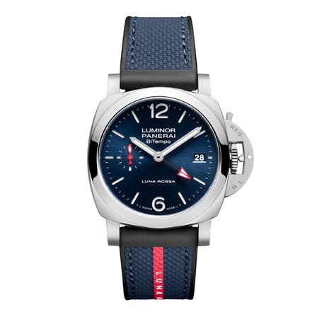 沛纳海庐米诺系列 PANERAI Luminor  Quaranta Luna Rossa BiTempo PAM01404
【「Luna Rossa」型号】