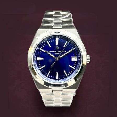 江诗丹顿 Overseas 4520V/210A-B128 蓝色表盘，41mm