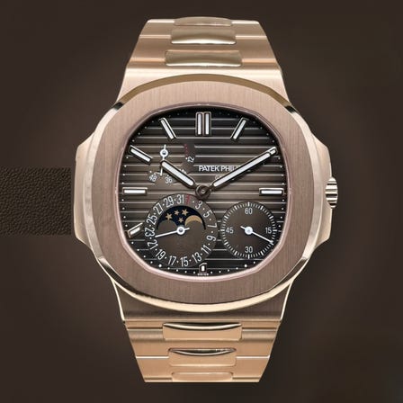 百達翡麗 Nautilus 5712/1R-001 棕色旭日紋錶盤，40mm