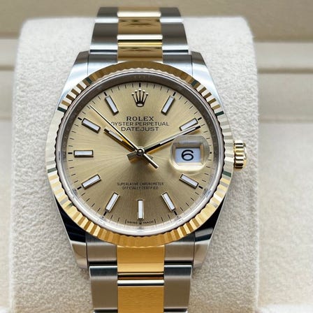 劳力士 Datejust 126233 香槟盘 蚝式(Oyster)表带 36mm