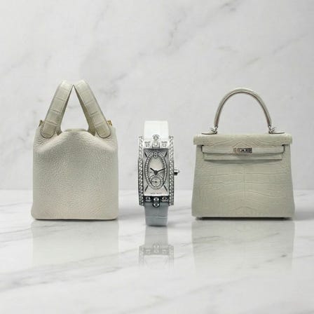 A Rare White-Tone Selection from Hermès & Harry Winston