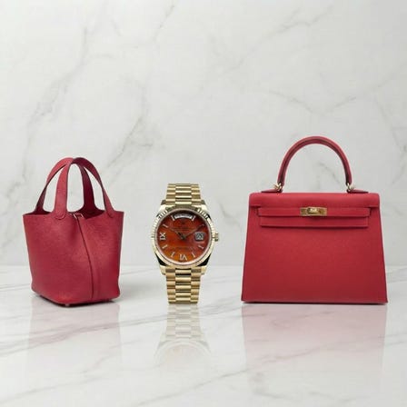 A Woman Who Wears Red Is Powerful. Hermès Red Elevates You.