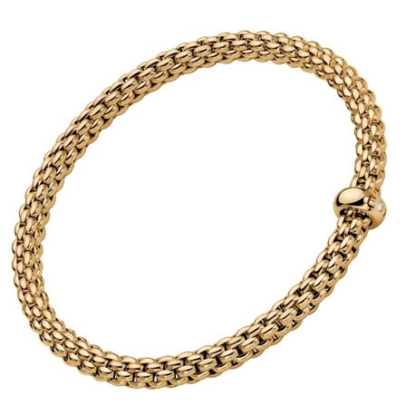 FOPE Must-Have YG Flex'it Bracelet White Diamond