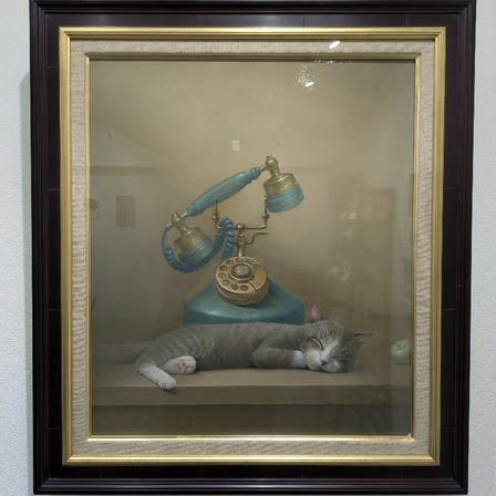 Ryota Yamazaki 
“in silence” (2025)
oil paint
size: F10 53.0cm x 45.5cm
＜currently on display＞
