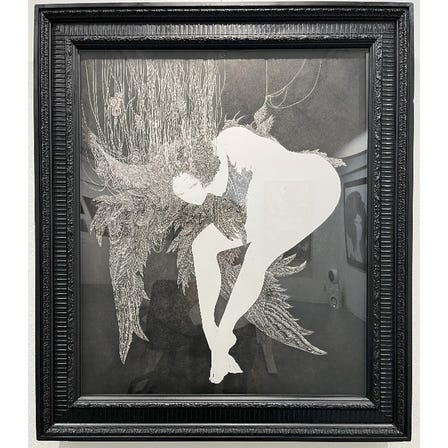 Sayumi Kudo
“A place that thinks of you and shakes you” (2023)
Pen on illustration board 
artwork size: 87.3×75.2cm
＜currently on display＞