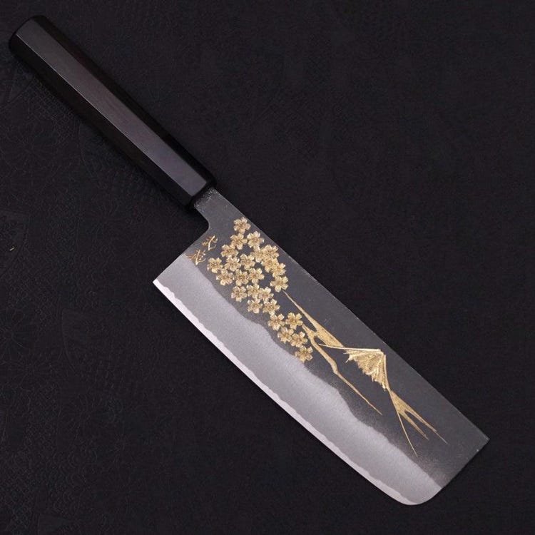 日本刀包丁　黒檀柄　専用ページ Z0221 | 青紙スーパー | 閃光 -SENKO- | ペティ | 黒檀八角柄