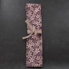 Musashi Japanese Style Kitchen Knife Roll Purple Sakura 1 Pocket Handmade
