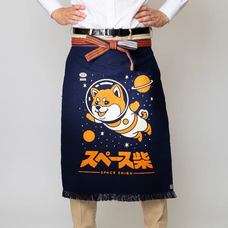 스테디셀러 2호 아티스트 앞치마 「The Space Shiba」
