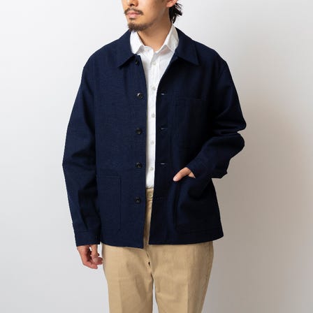 フレンチワークジャケット「MAEKAKE」