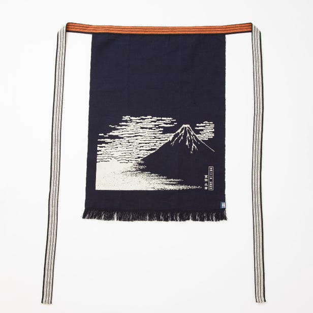 Standard No. 2 fabric Maekake, Hokusai,  'Fine Wind, Clear Weather'