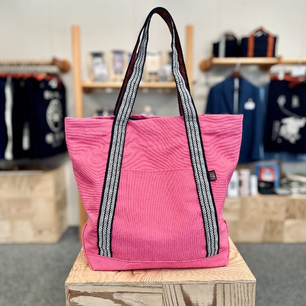 MAEKAKE Double-Handle Tote Bag – Pink