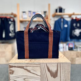 MAEKAKE 巾着ミニトートバッグ ハンドル朱