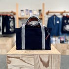 MAEKAKE Drawstring Mini Tote Bag – White Handle
