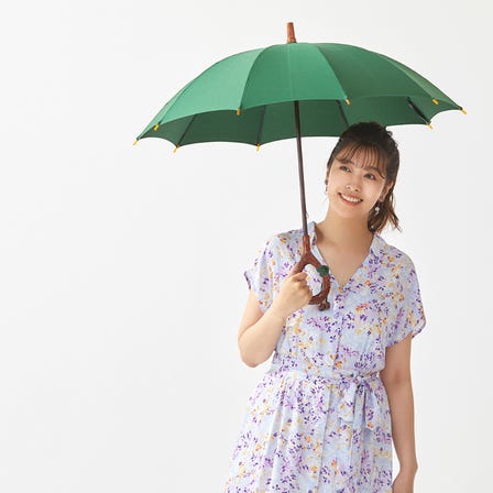 Ladies' Parasol “Indian Head” (Green)