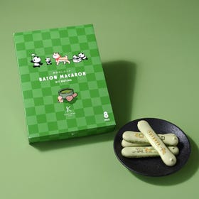 忠犬八公款馬卡龍棒 抹茶口味（8個裝）　Shibuya Shibu-Hachi Baton Macarons – Uji Matcha (8 pieces)