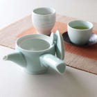 SAWA 주전자(오른손잡이용) 청백 유약