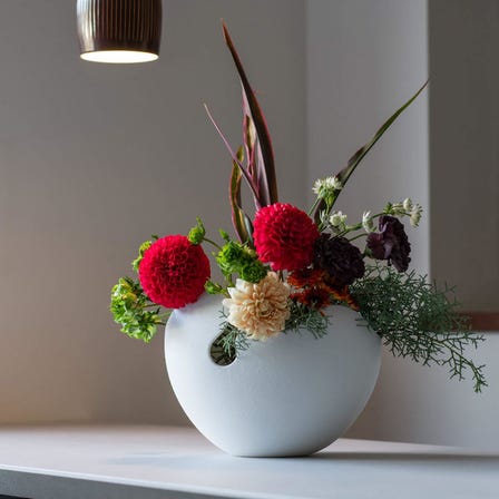 LIFESHELLS Vase LL with Flower Stand
