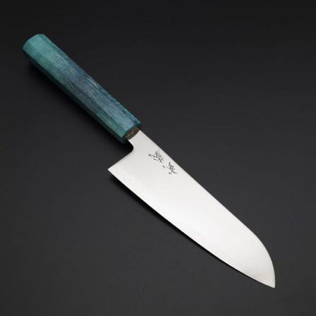 Santoku SLD Mirror Coral Shore Handle 170mm