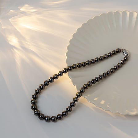 大溪地极光拉贡珍珠项链