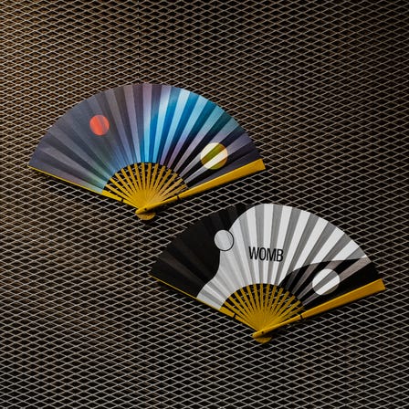 WOMB Folding Fan
