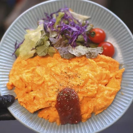 엄선한 오므라이스
​수제 케첩