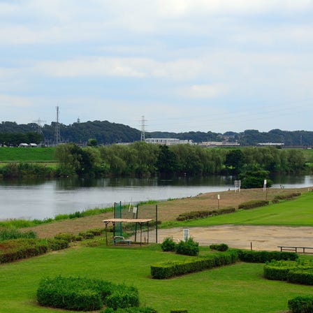 Shibamata baseball ground of Katsushika district