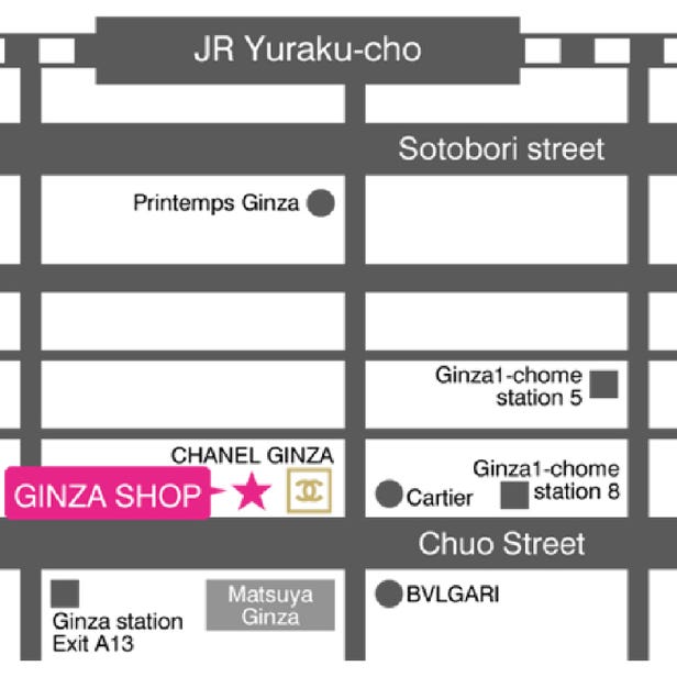 MIDORIYA Ginza shop